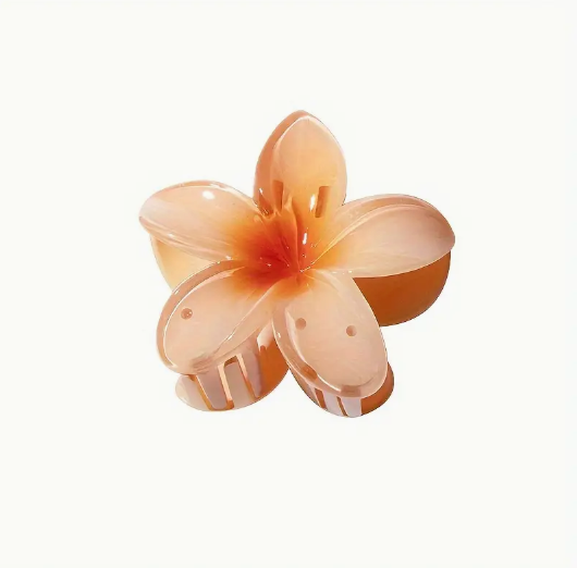 Hibiscus Hawaiian Flower Claw Clip